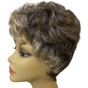 Vivica Fox Human Hair Pixie Wig H205-V Pure Stretch Cap for Mature Women NWT